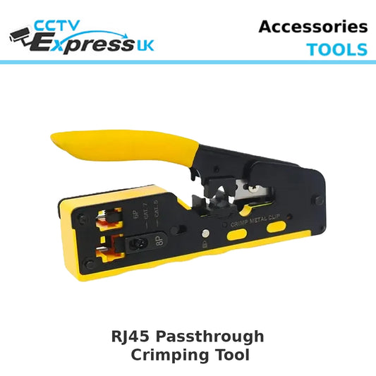 RJ45 Passthrough Crimping Tool - CAT5 / CAT6 Crimper