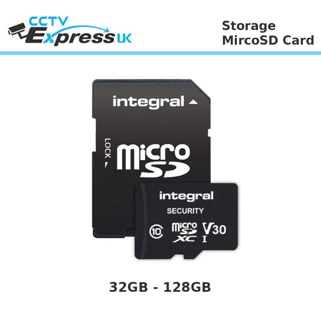 Integral Security MicroSD Cards - High Endurance microSDXC/SDHC UHS-I Cards - In 32GB - 128GB Capacity