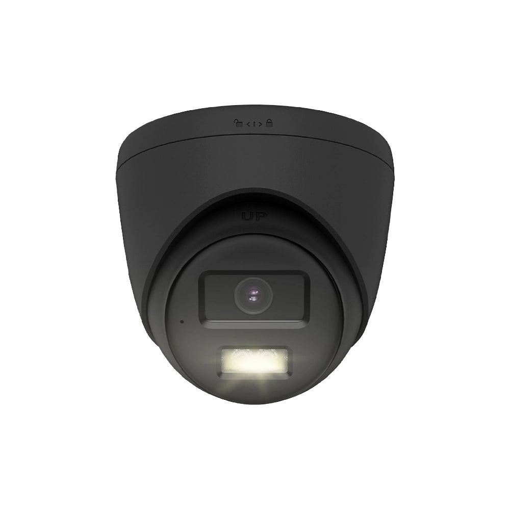 Hikvision OEM Series T259B-HT 3K ColorVu Hybrid-Light Turret Camera with Two-Way Audio - Black