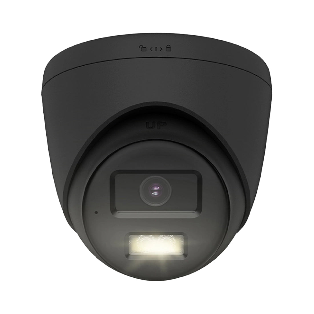 Hikvision OEM Series TVI T289B-HT 4K ColorVu Hybrid Light TVI Turret Camera with Two-Way Audio IP67 - Black