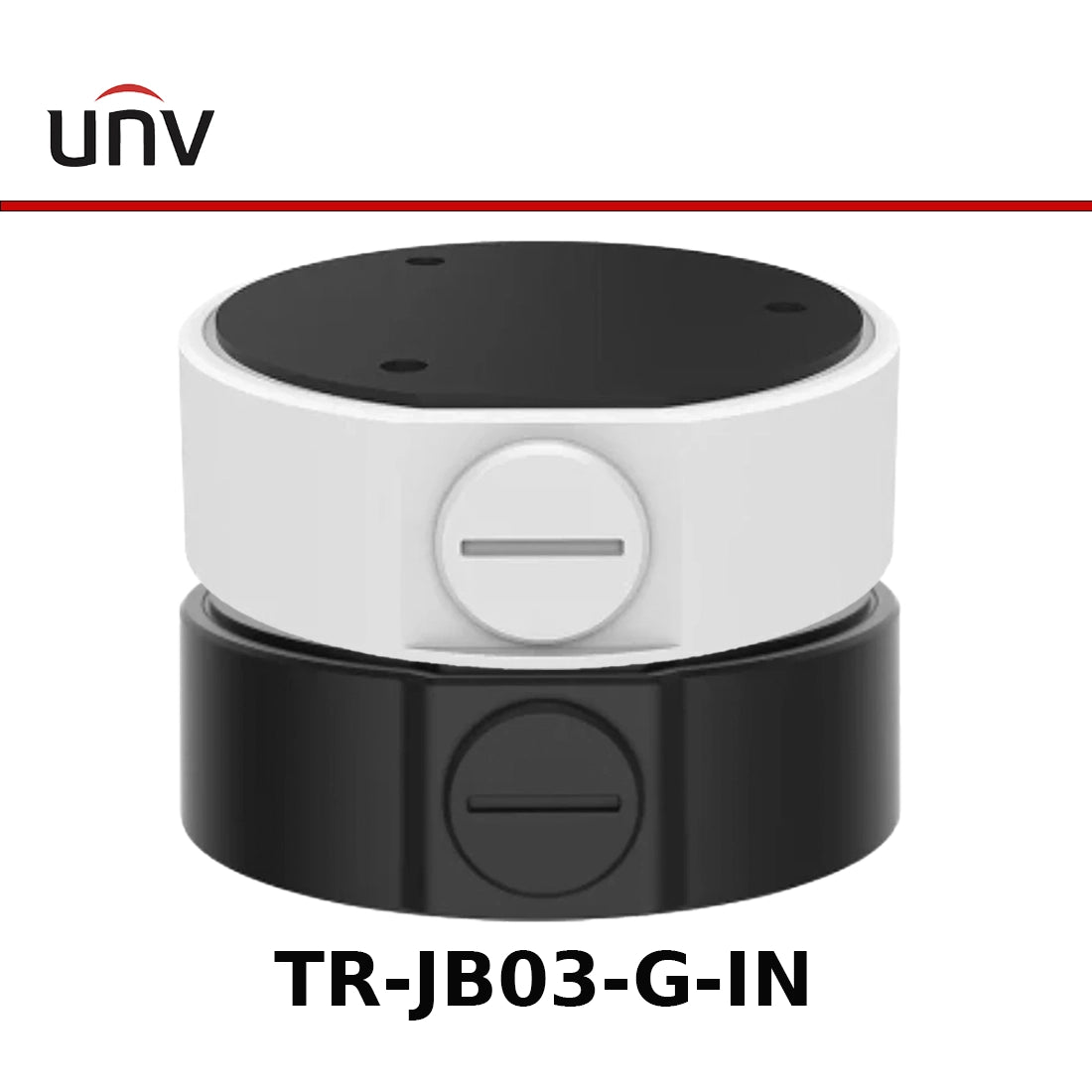 Uniview Fixed Junction Box White/Black UV-TR-JB03-G-IN