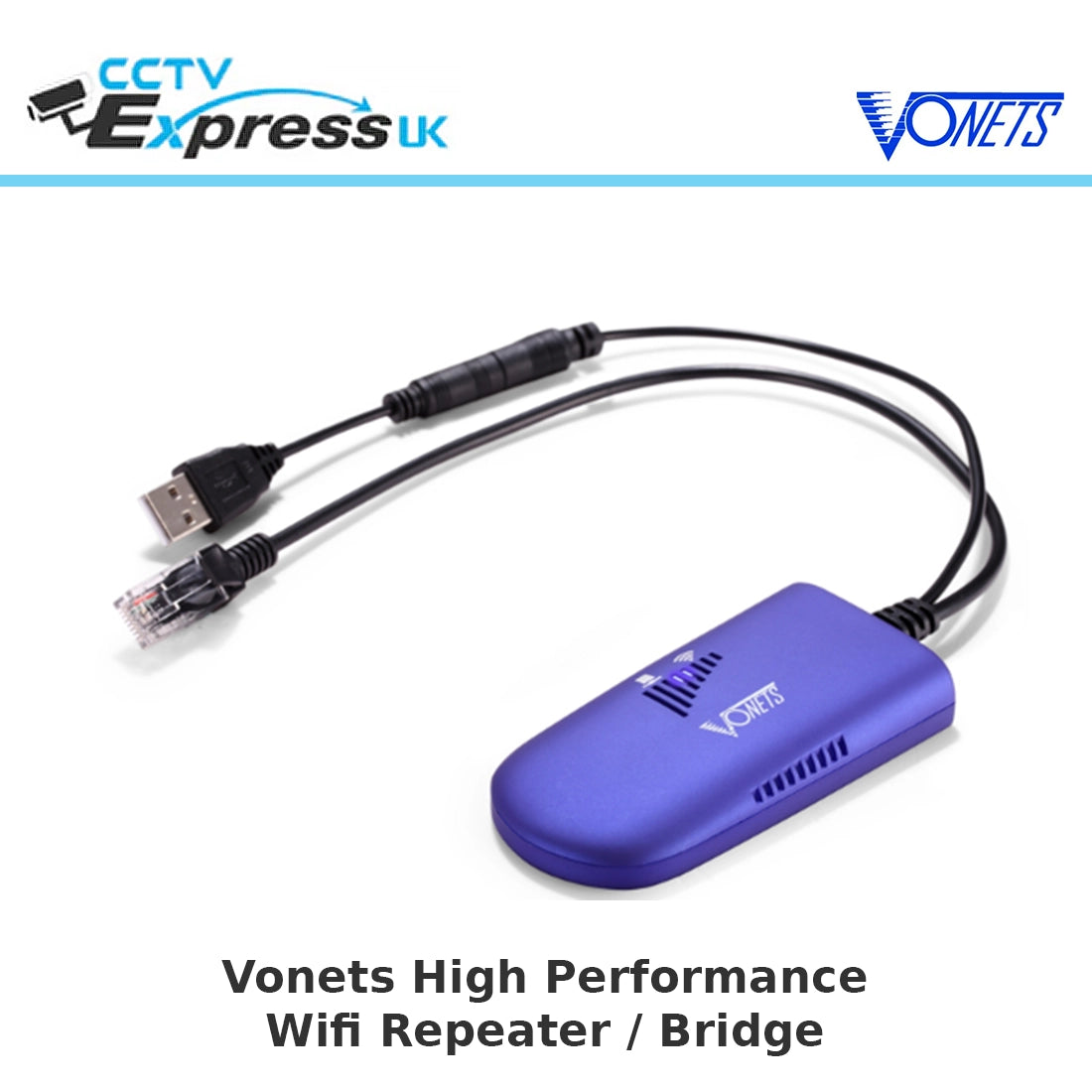 VONETS WiFi Bridge 2.4GHz Wireless Ethernet Bridge Signal Repeater