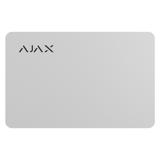 AJAX-23500 Pass Card for Keypad Plus - Pack of 10 - White