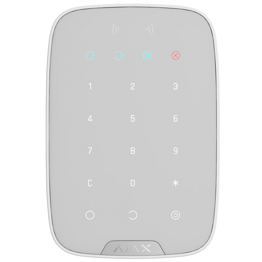 AJAX-26101 Keypad Plus Wireless Prox Arming Station - White