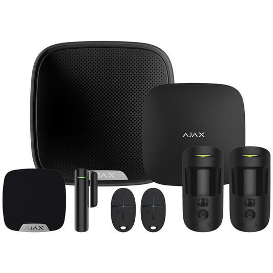 Ajax 23306 Kit 1 Hub 2 Plus Wireless Camera Starter