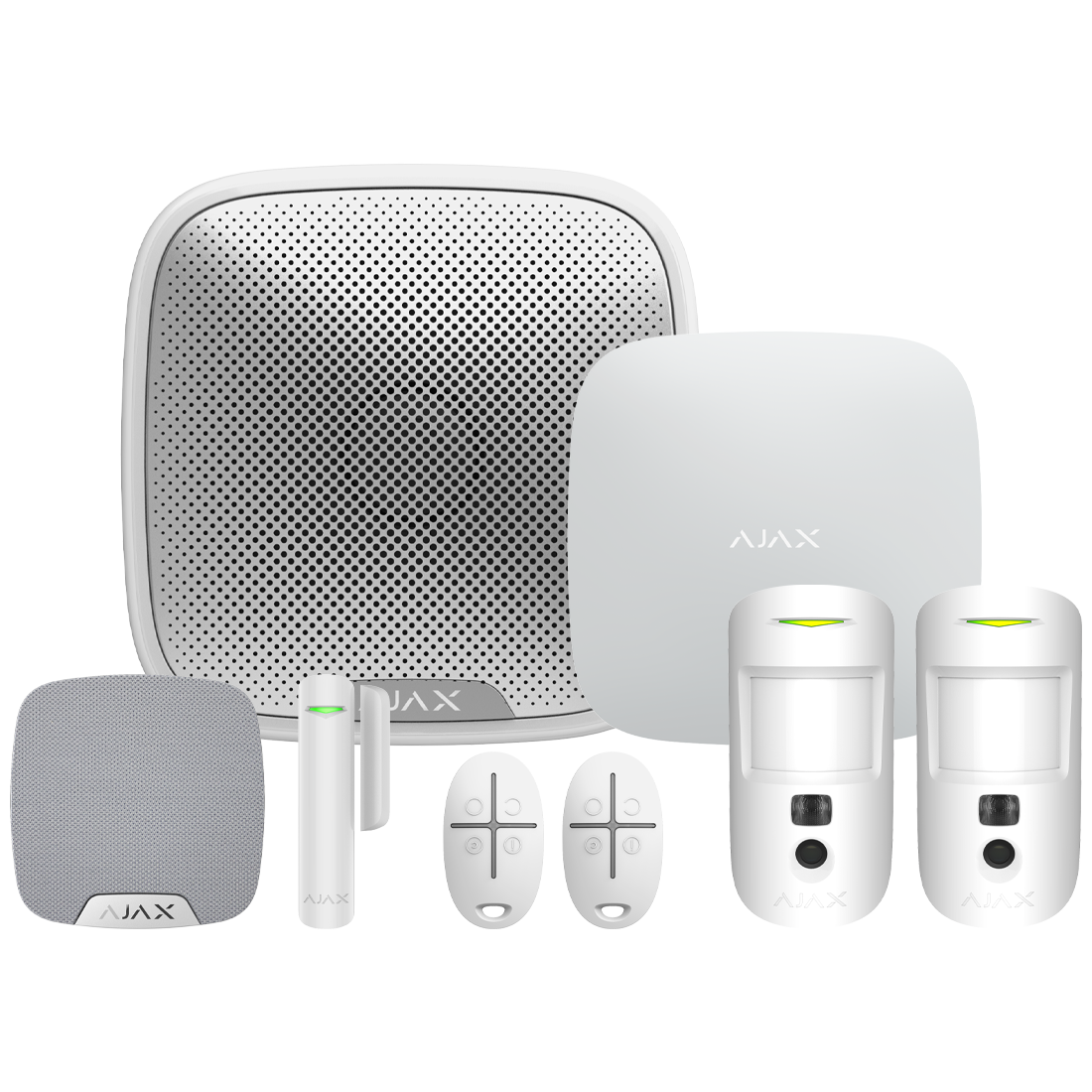 Ajax 23308 Kit 1 Hub 2 Plus Wireless Camera Starter