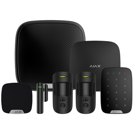 AJAX‑23331 Hub2 Plus Wireless Camera Starter Kit 3 ‑ Black